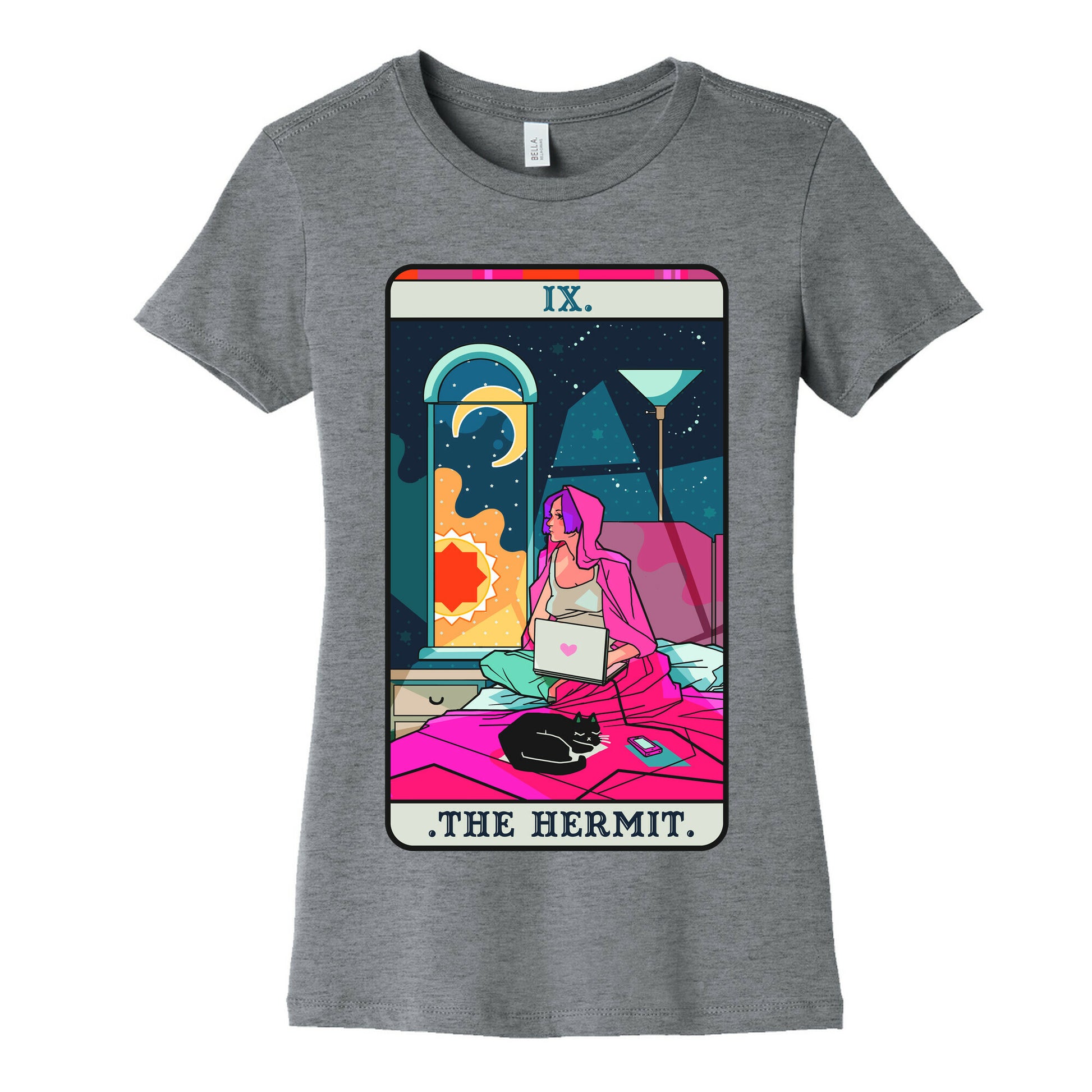 Hermit Tarot Card Women's Cotton Tee