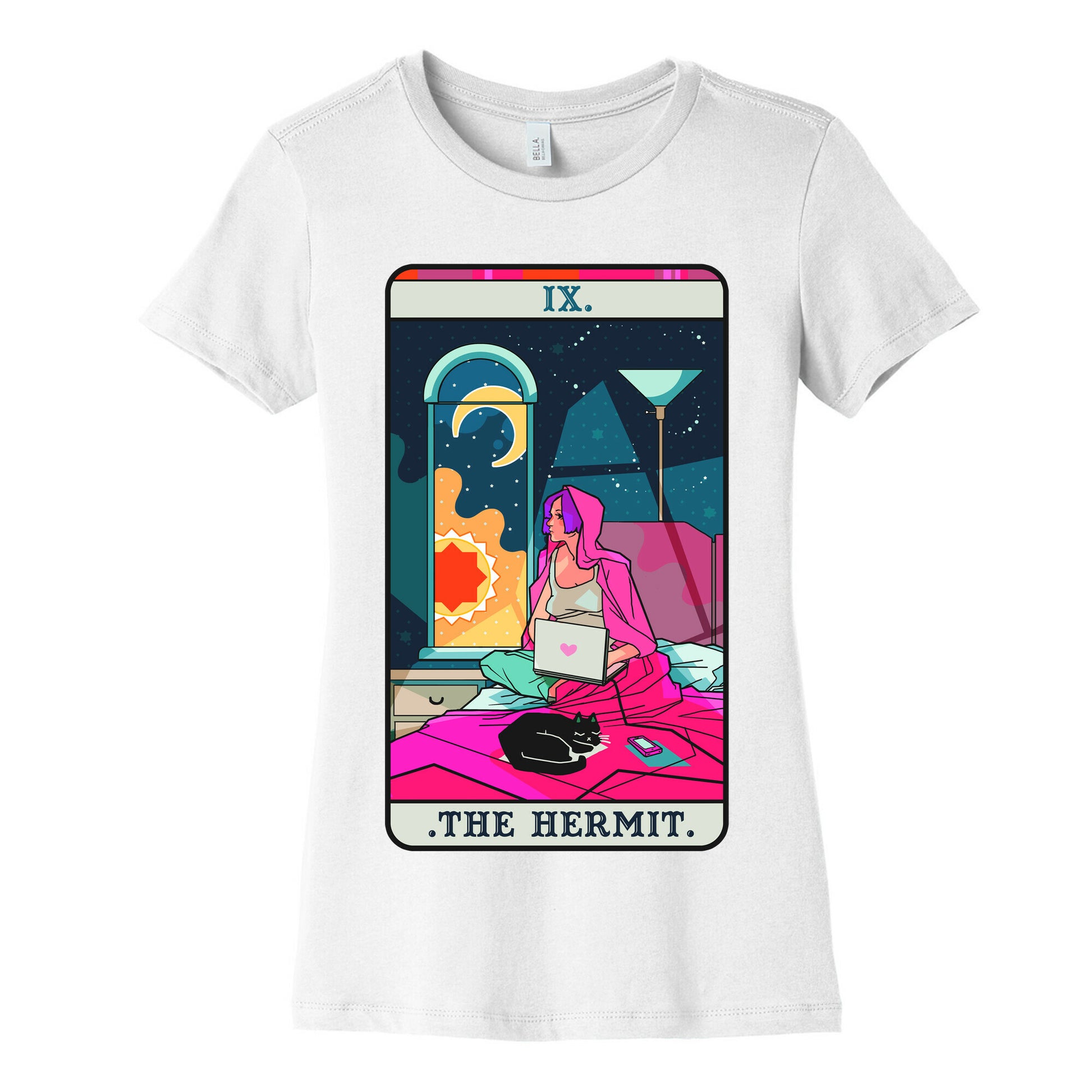 Hermit Tarot Card Women's Cotton Tee