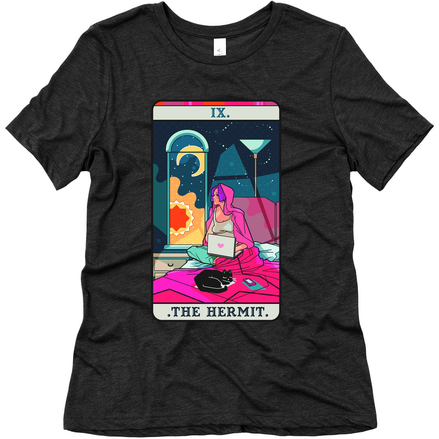 Hermit Tarot Card Women's Triblend Tee