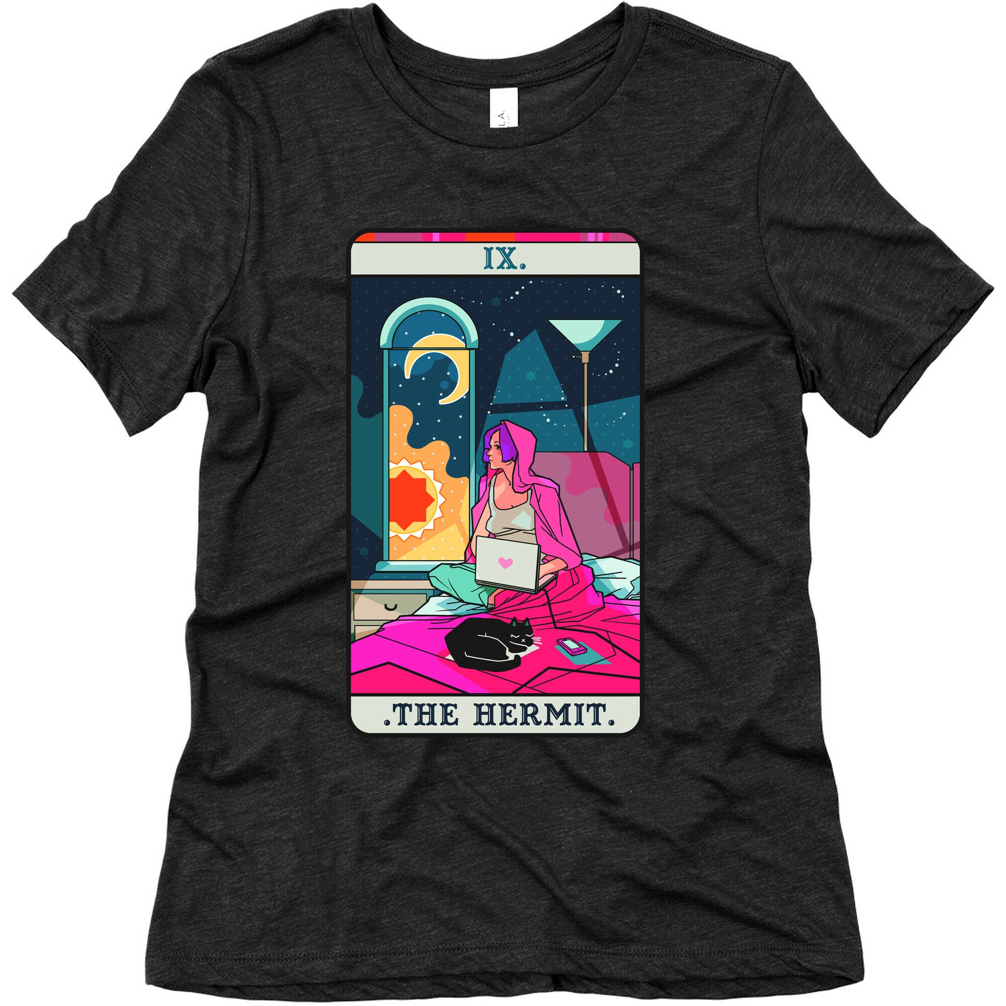 Hermit Tarot Card Women's Triblend Tee