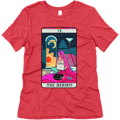 Hermit Tarot Card Women's Triblend Tee