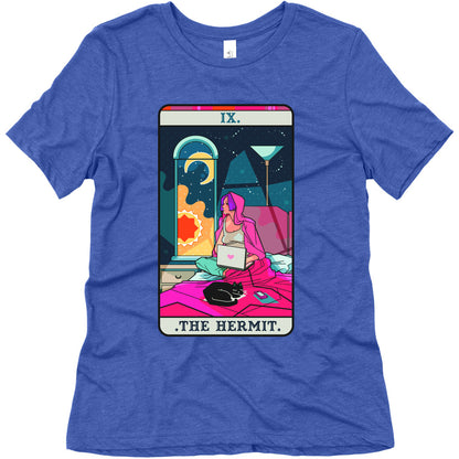 Hermit Tarot Card Women's Triblend Tee