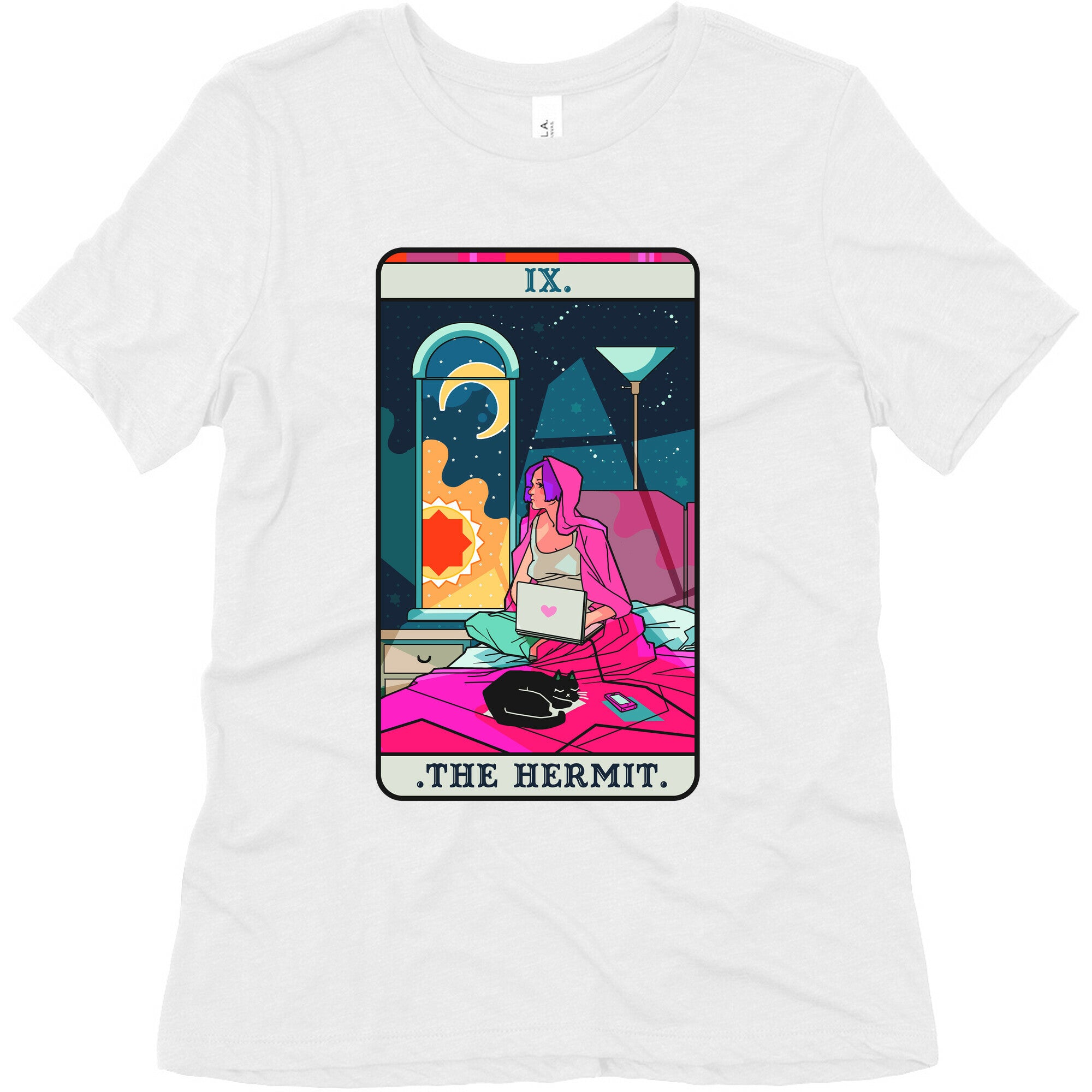 Hermit Tarot Card Women's Triblend Tee