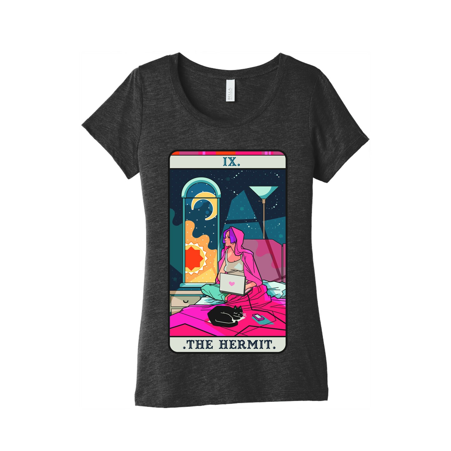 Hermit Tarot Card Women's Triblend Tee