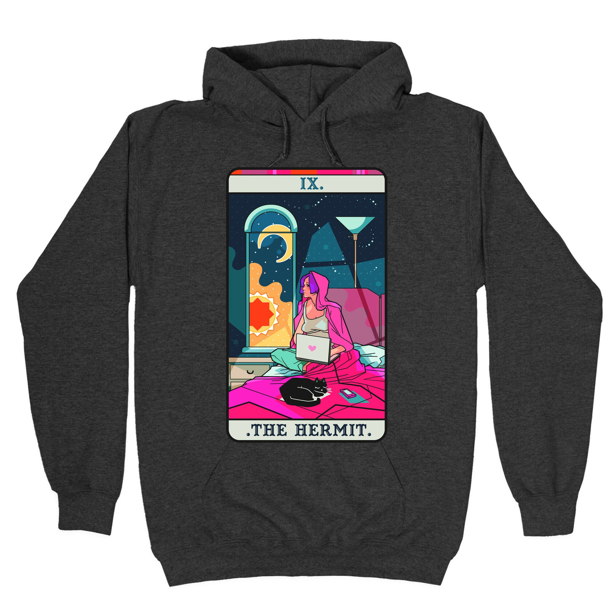 Hermit Tarot Card Hoodie