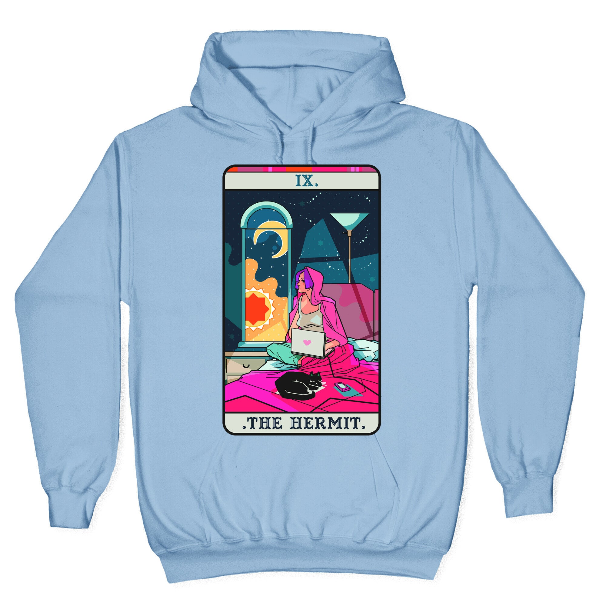 Hermit Tarot Card Hoodie