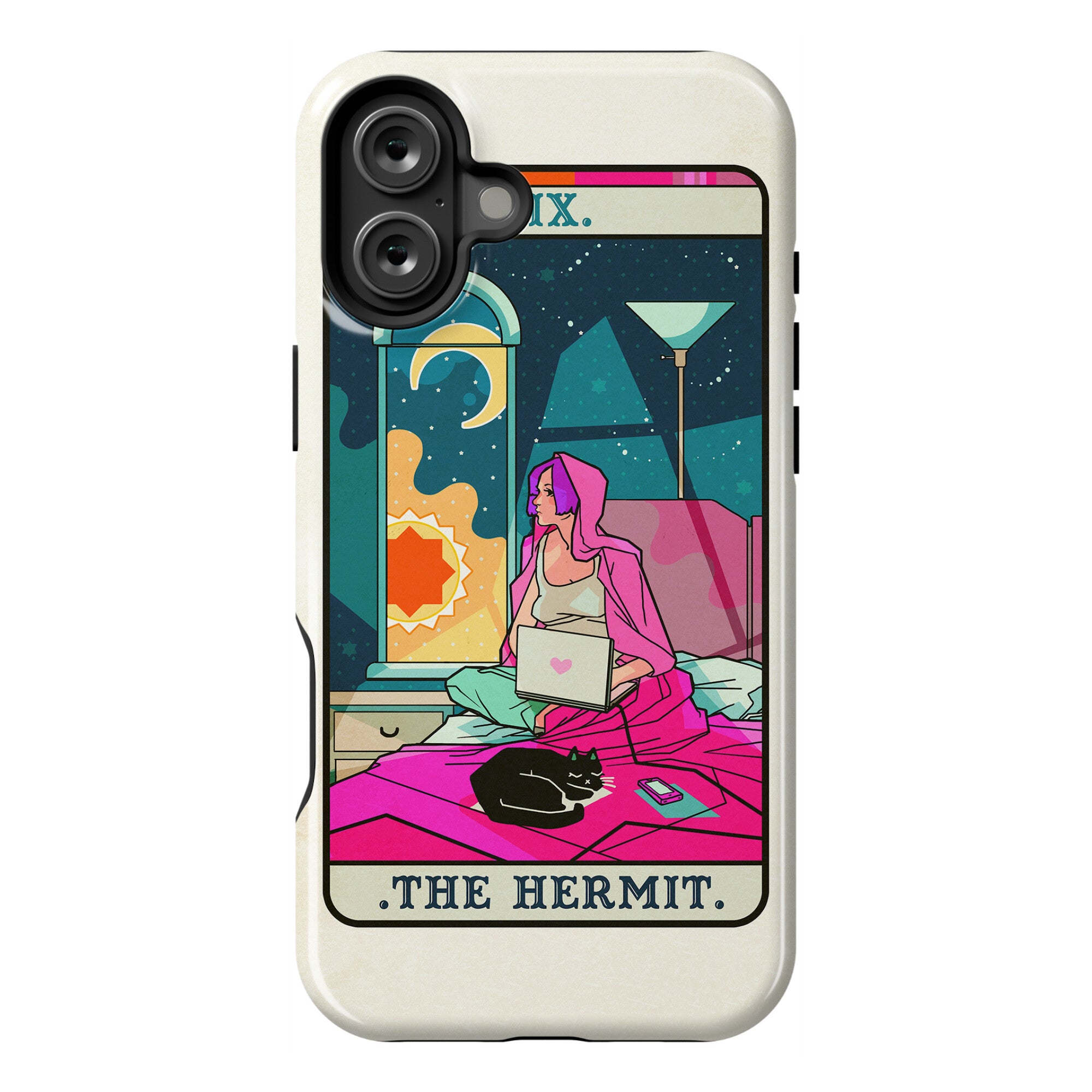 Hermit Tarot Card Phone Case