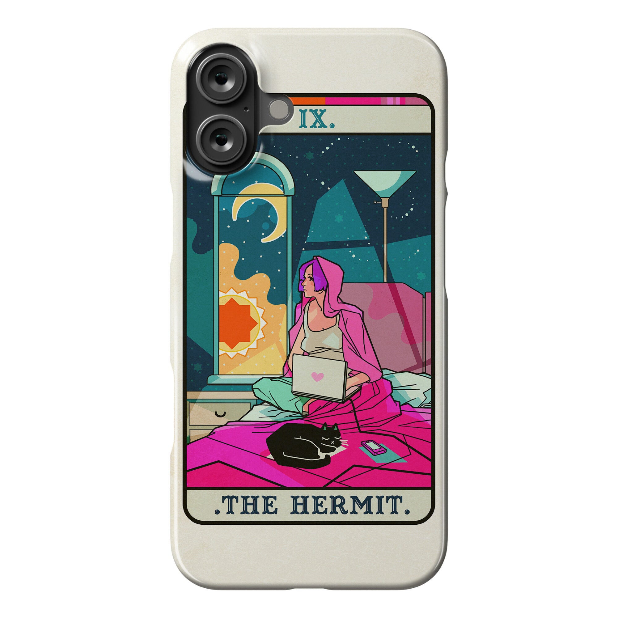 Hermit Tarot Card Phone Case