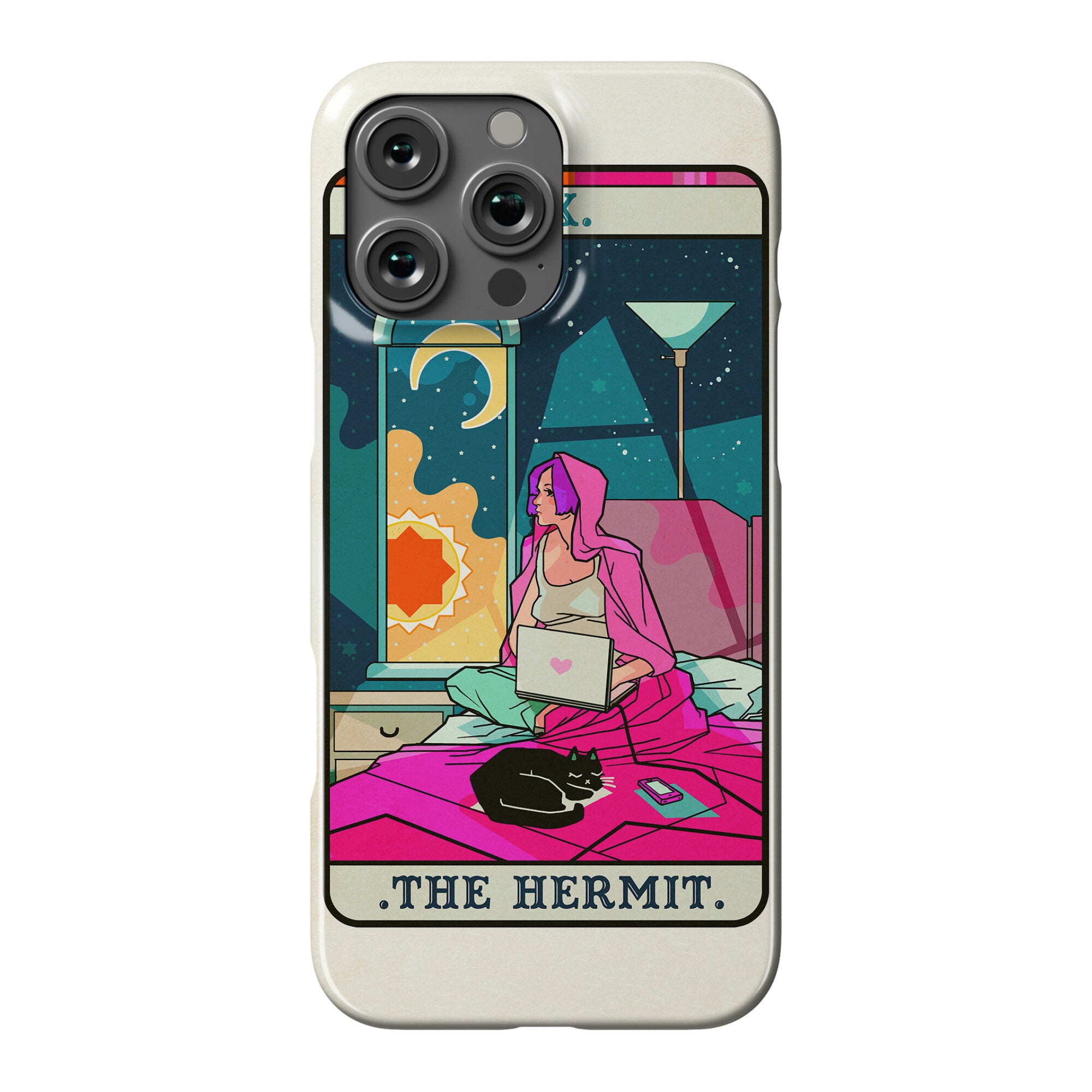 Hermit Tarot Card Phone Case
