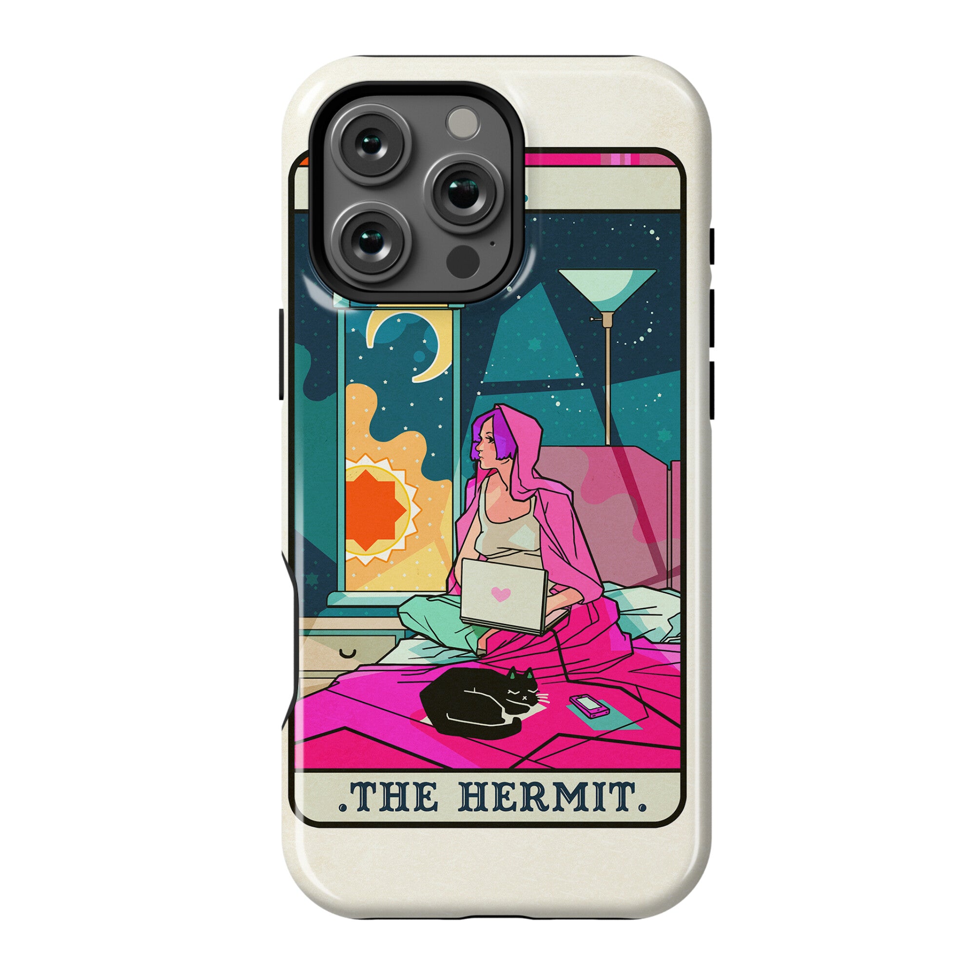 Hermit Tarot Card Phone Case