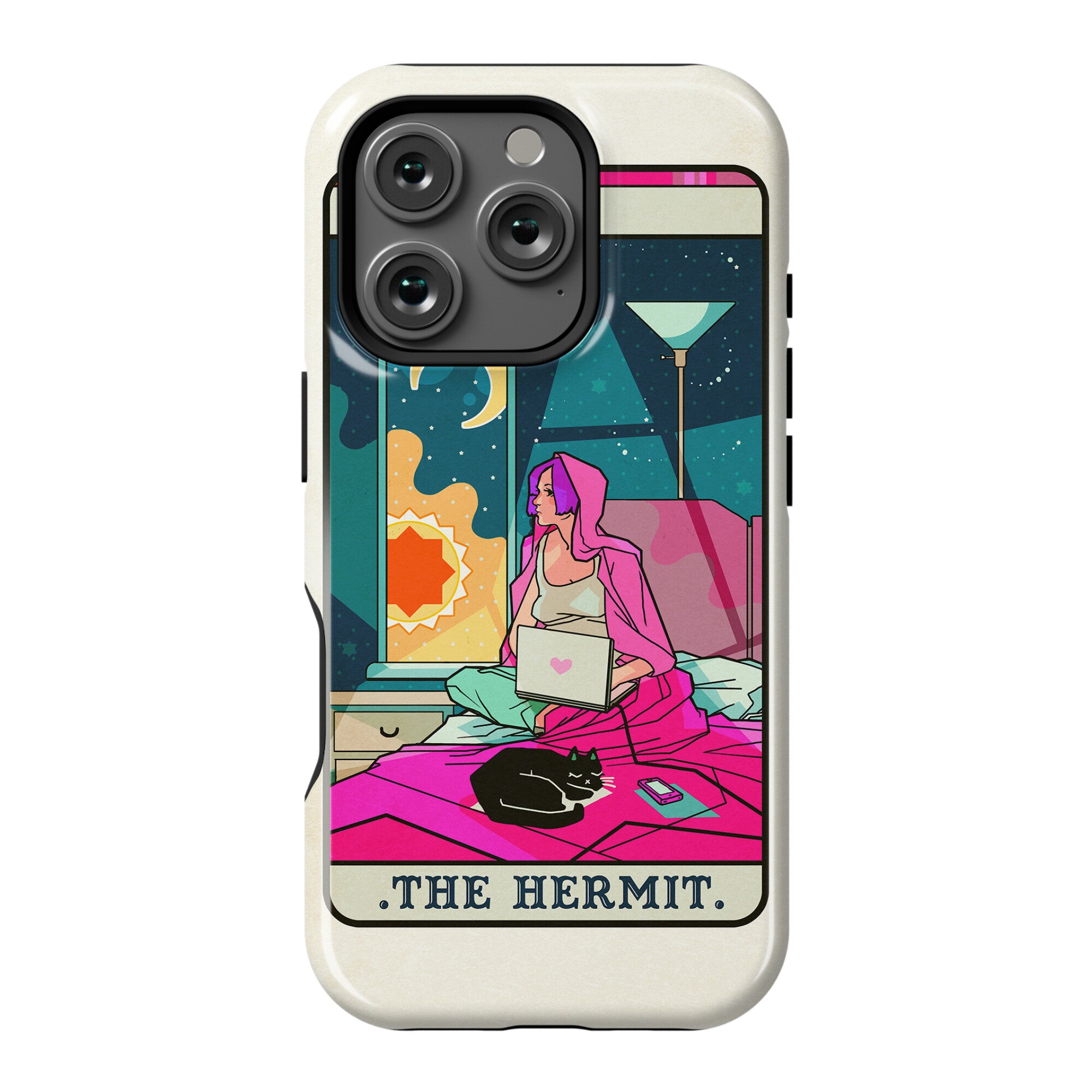 Hermit Tarot Card Phone Case