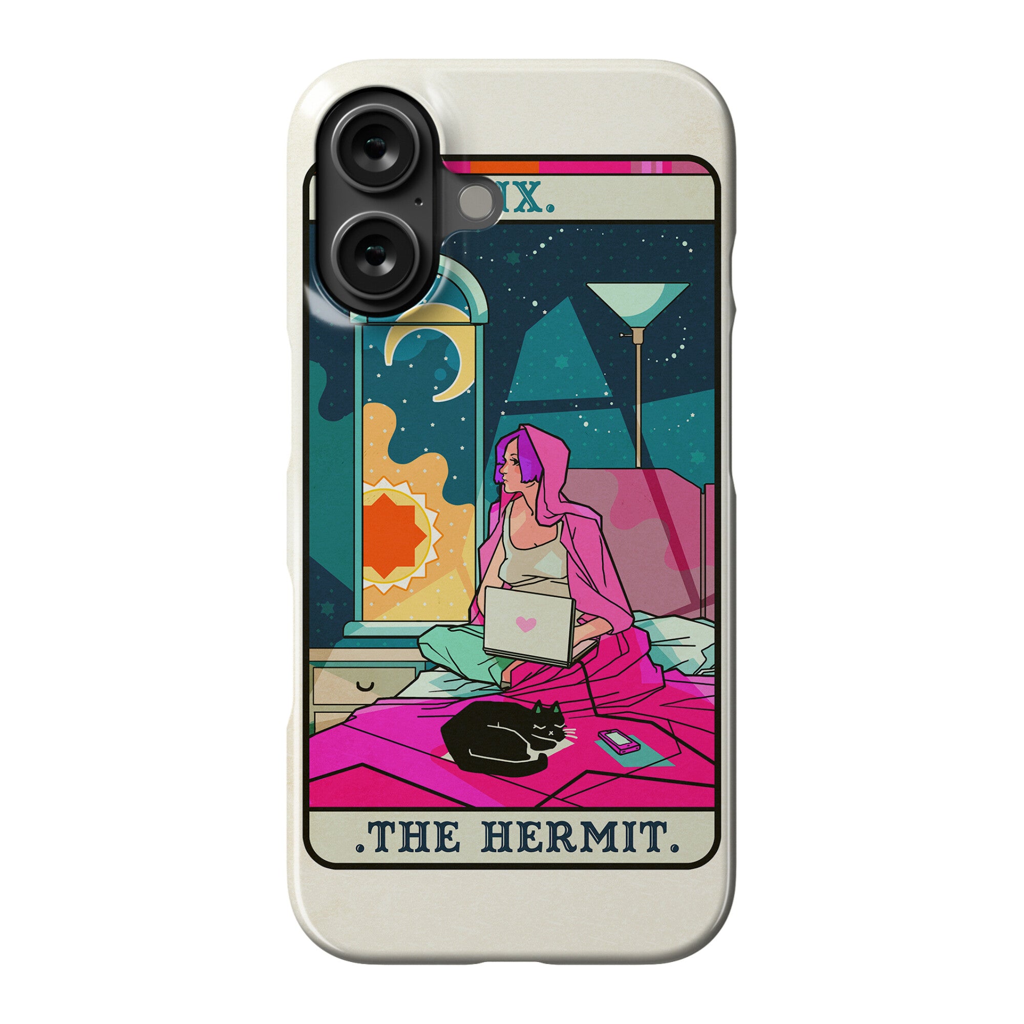 Hermit Tarot Card Phone Case