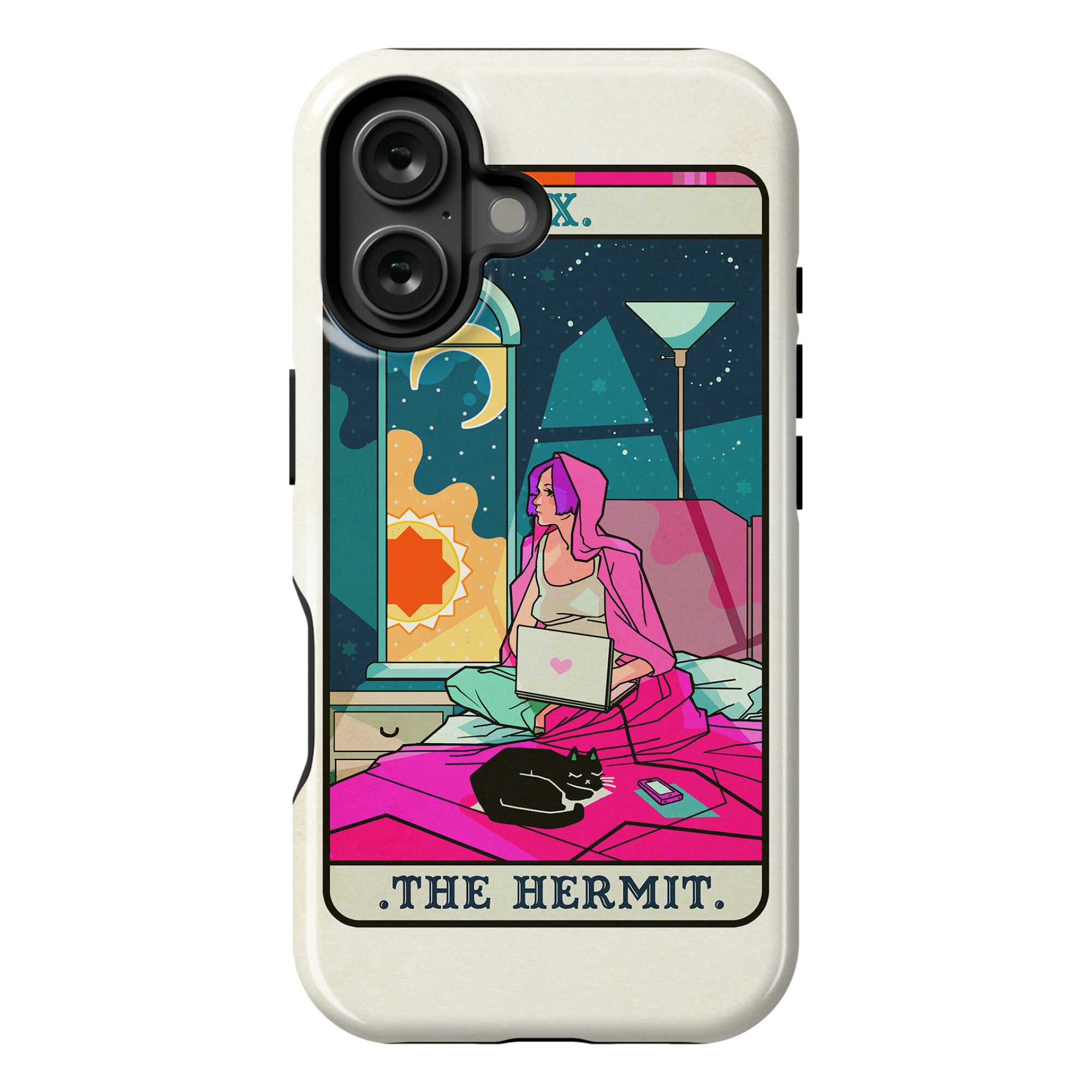 Hermit Tarot Card Phone Case