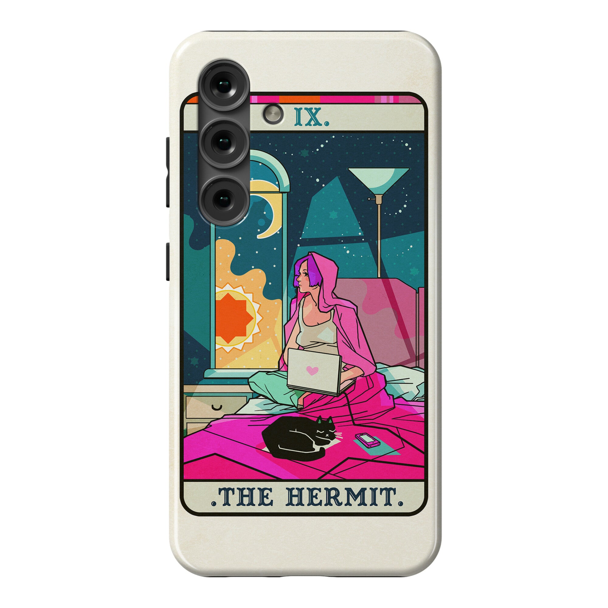 Hermit Tarot Card Phone Case
