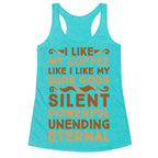 I Like My Coffee Like I Like My Dark Gods Racerback Tank