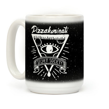 Pizzaluminati Secret Society Coffee Mug