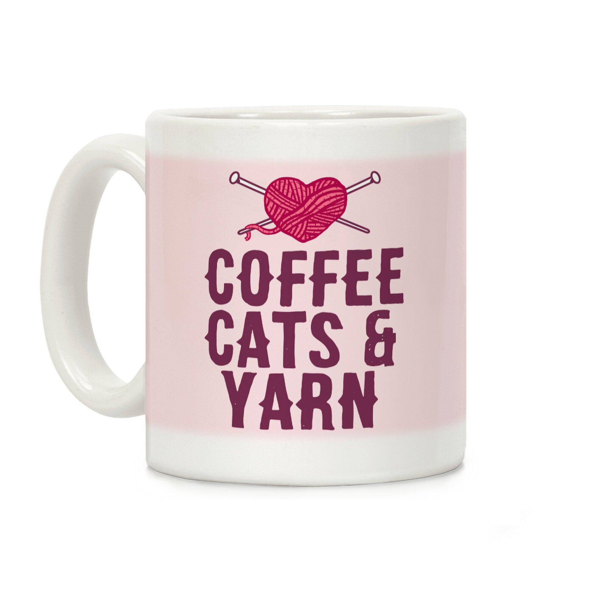 Coffee, Cats And Yarn Coffee Mug