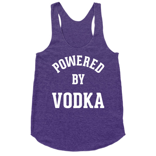 Powered By Vodka Racerback Tank