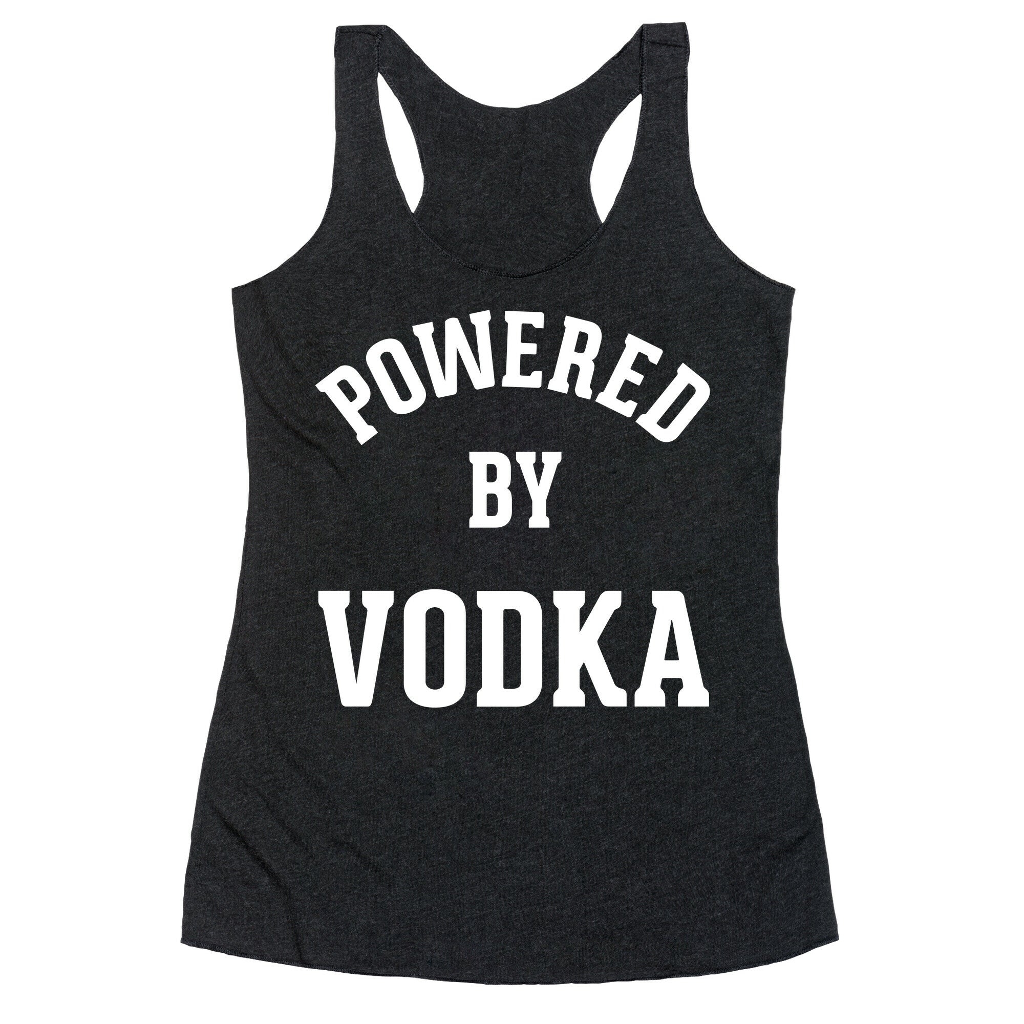 Powered By Vodka Racerback Tank