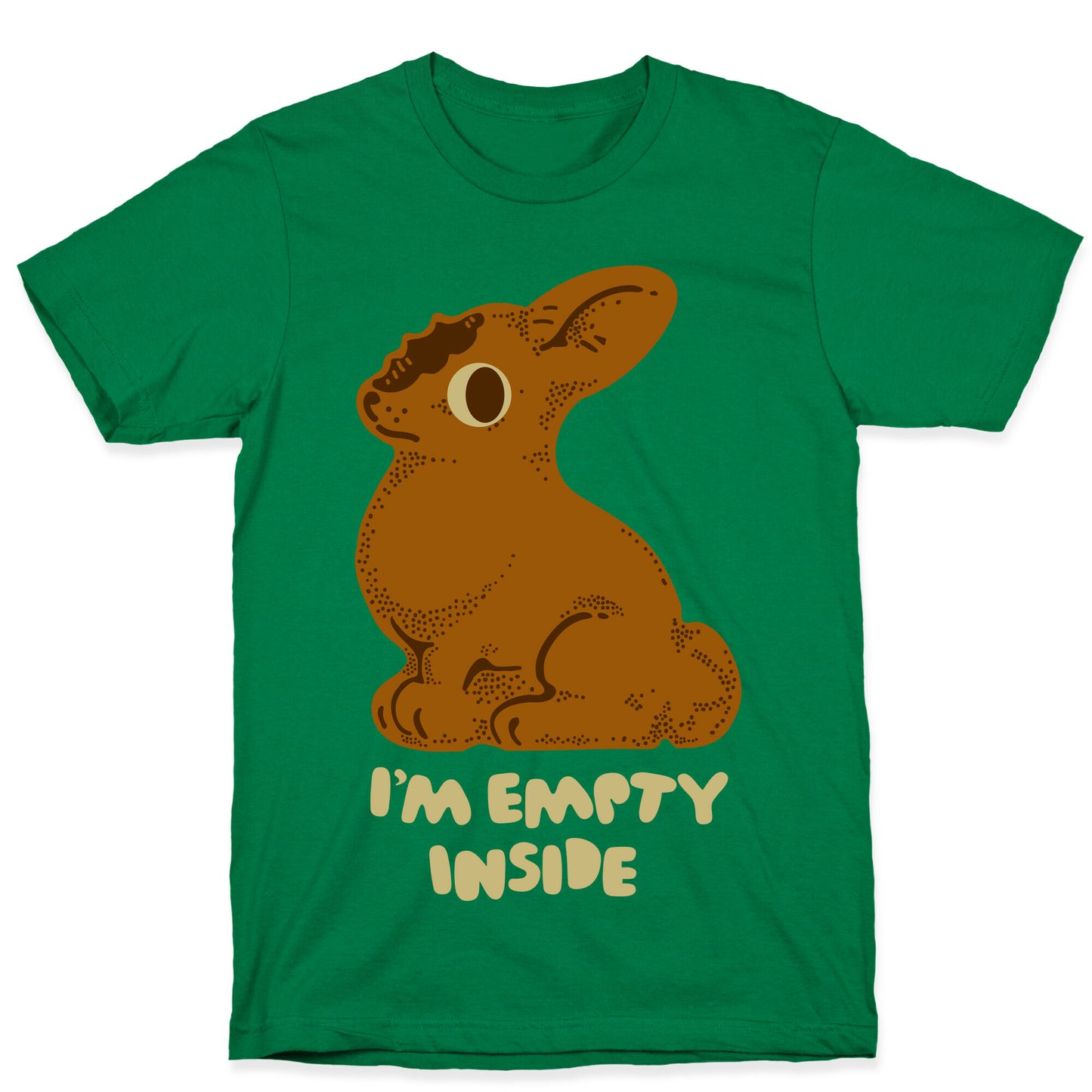 I'm Empty Inside Chocolate Easter Bunny T-Shirt