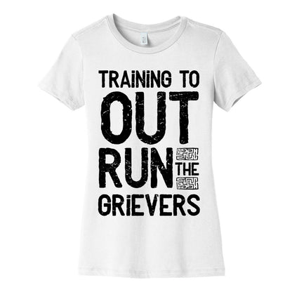 Training To Out Run The Grievers Women's Cotton Tee