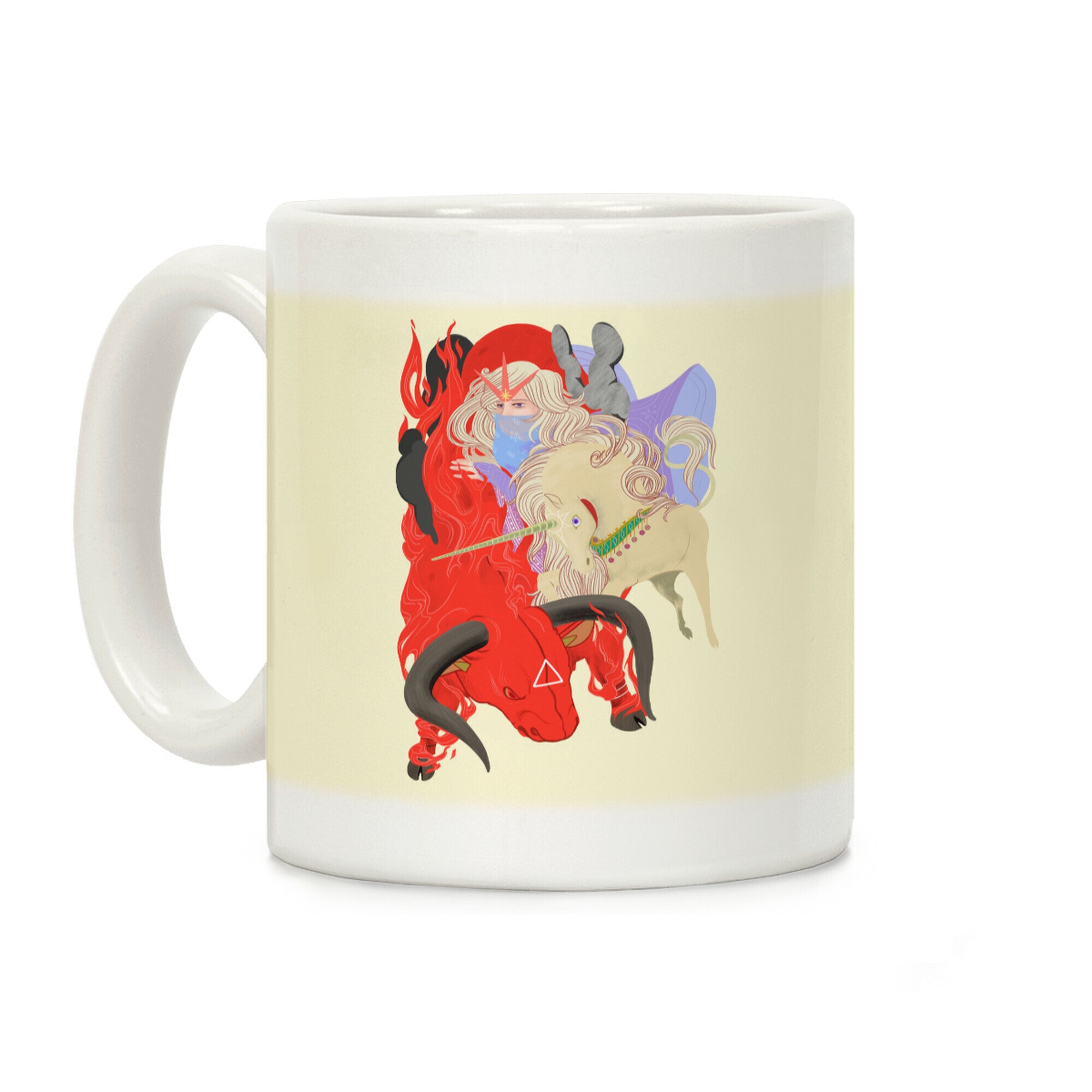 The Last Unicorn And The Red Bull Coffee Mug