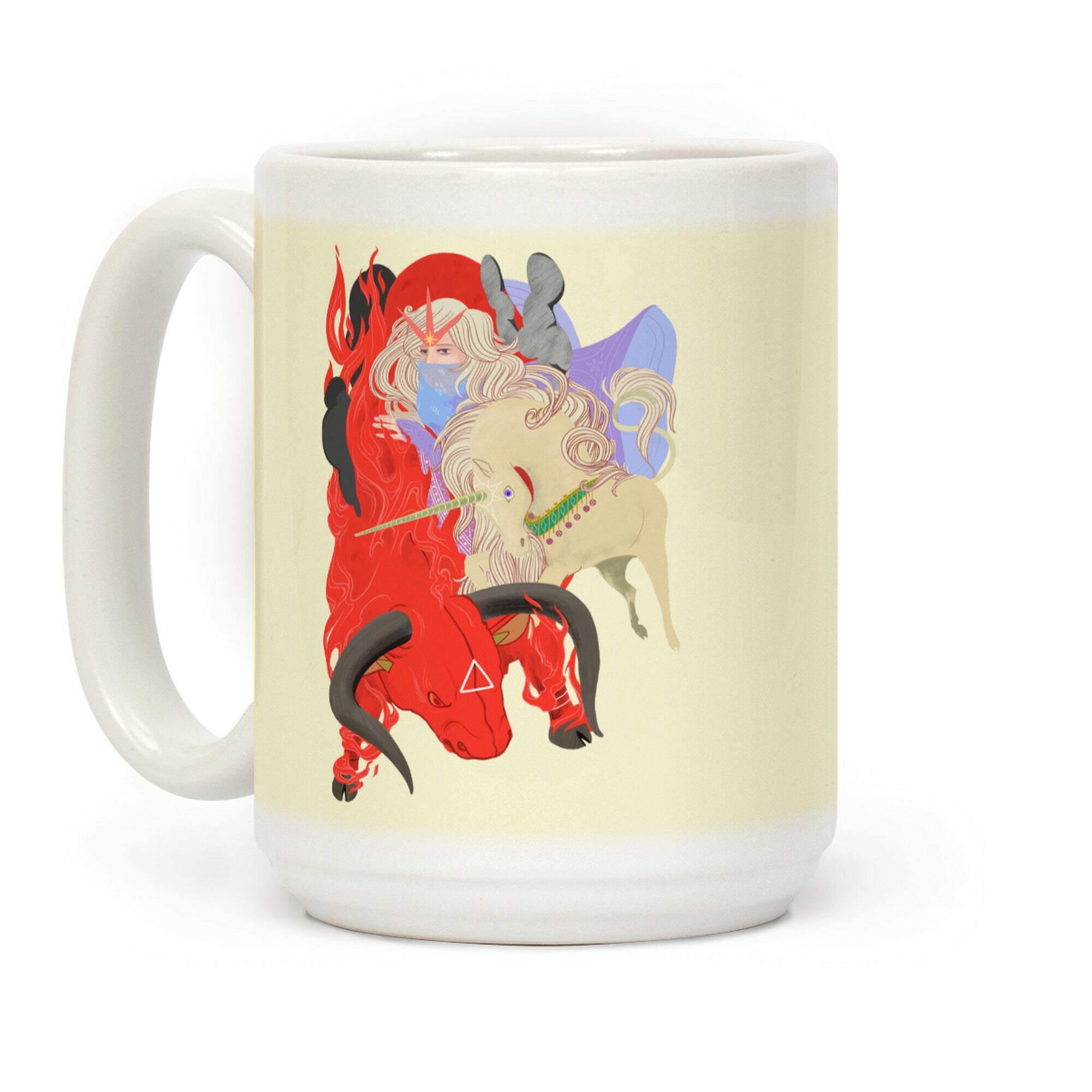 The Last Unicorn And The Red Bull Coffee Mug