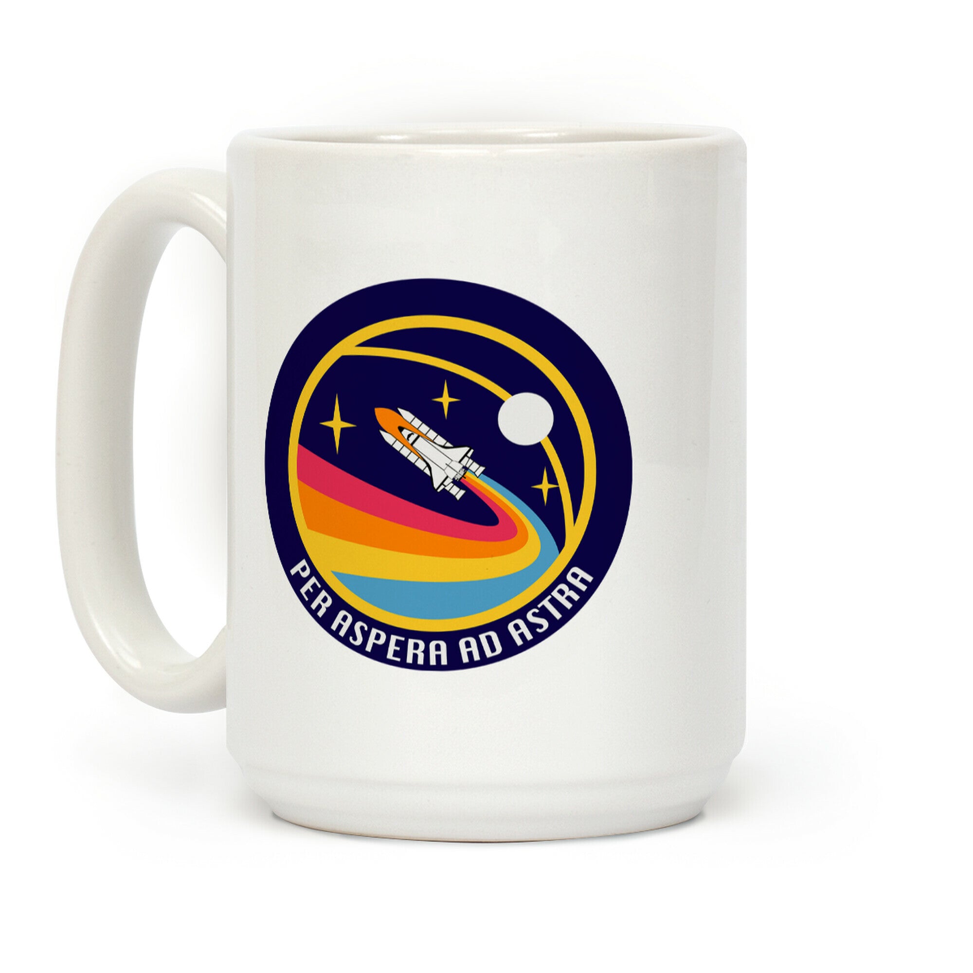 Per Aspera Ad Astra Vintage Logo Coffee Mug