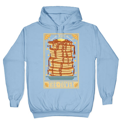 Tarot Card: The Tower (Of Pancakes) Hoodie