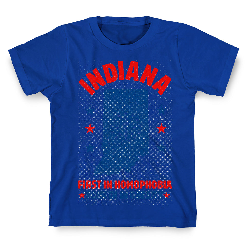 Indiana First in Homophobia Fourth in Obesity T-Shirt