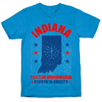 Indiana First in Homophobia Fourth in Obesity T-Shirt