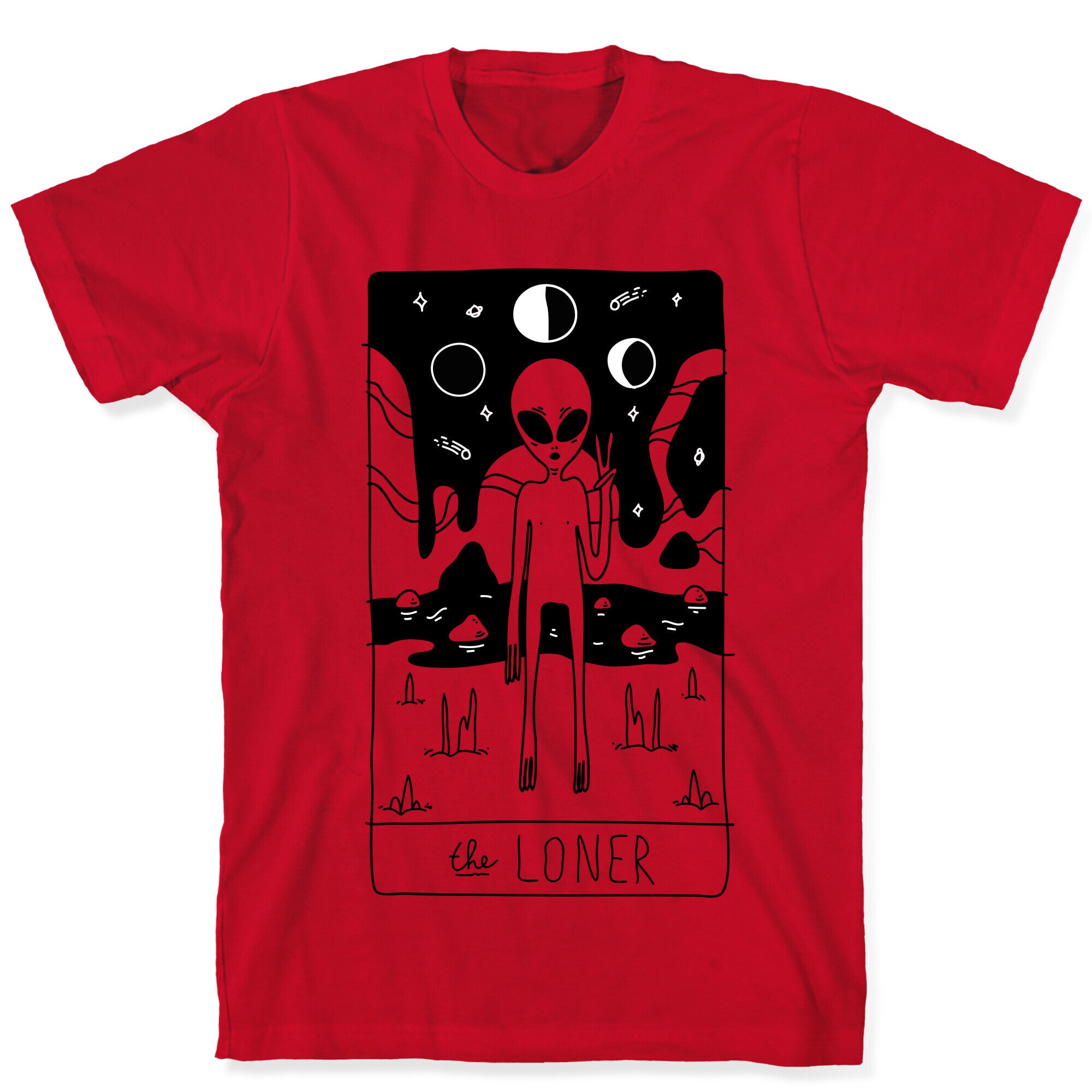 The Loner Tarot Card T-Shirt
