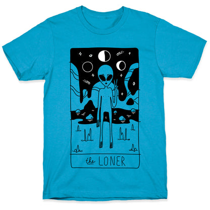 The Loner Tarot Card Unisex Triblend Tee