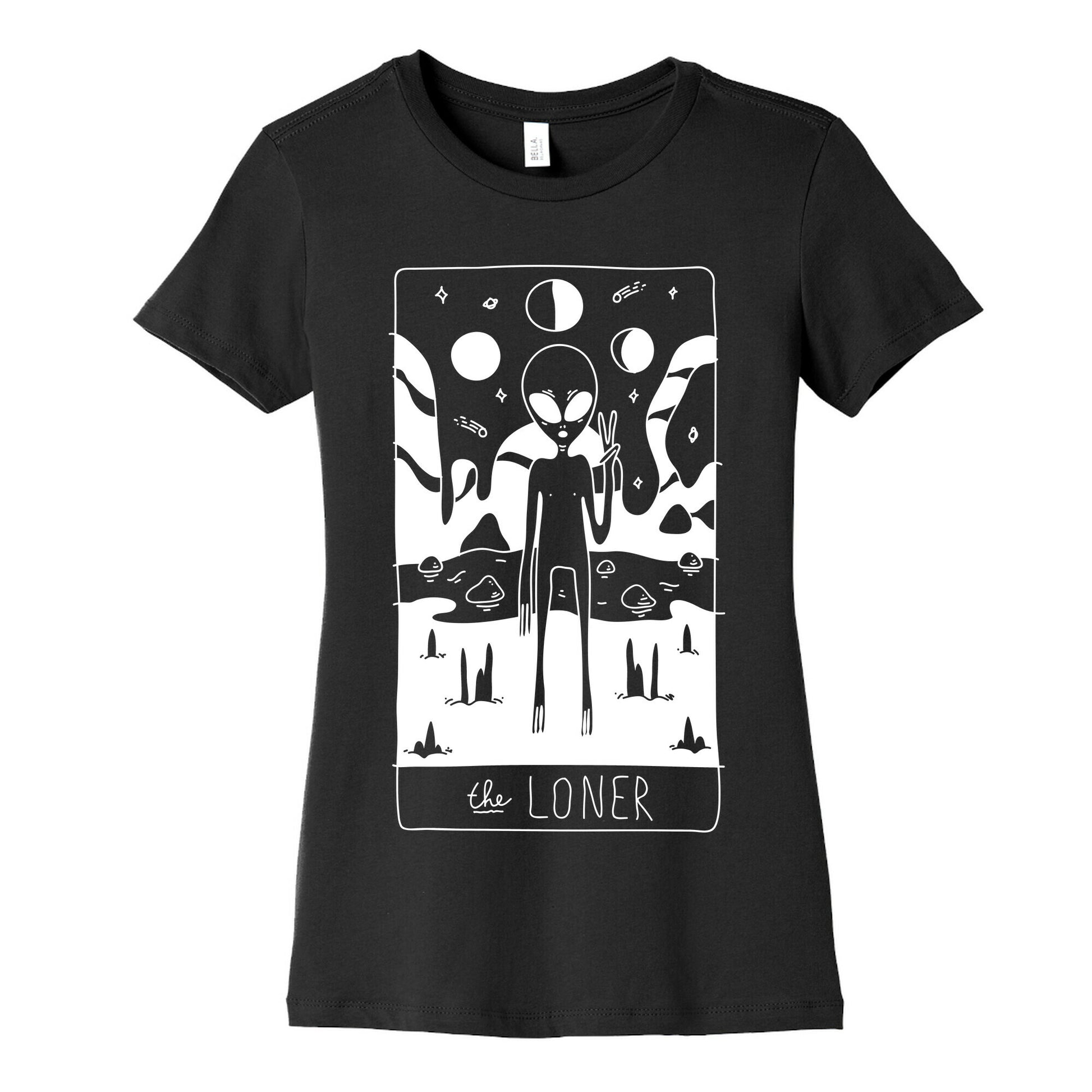 The Loner Tarot Card Women's Cotton Tee
