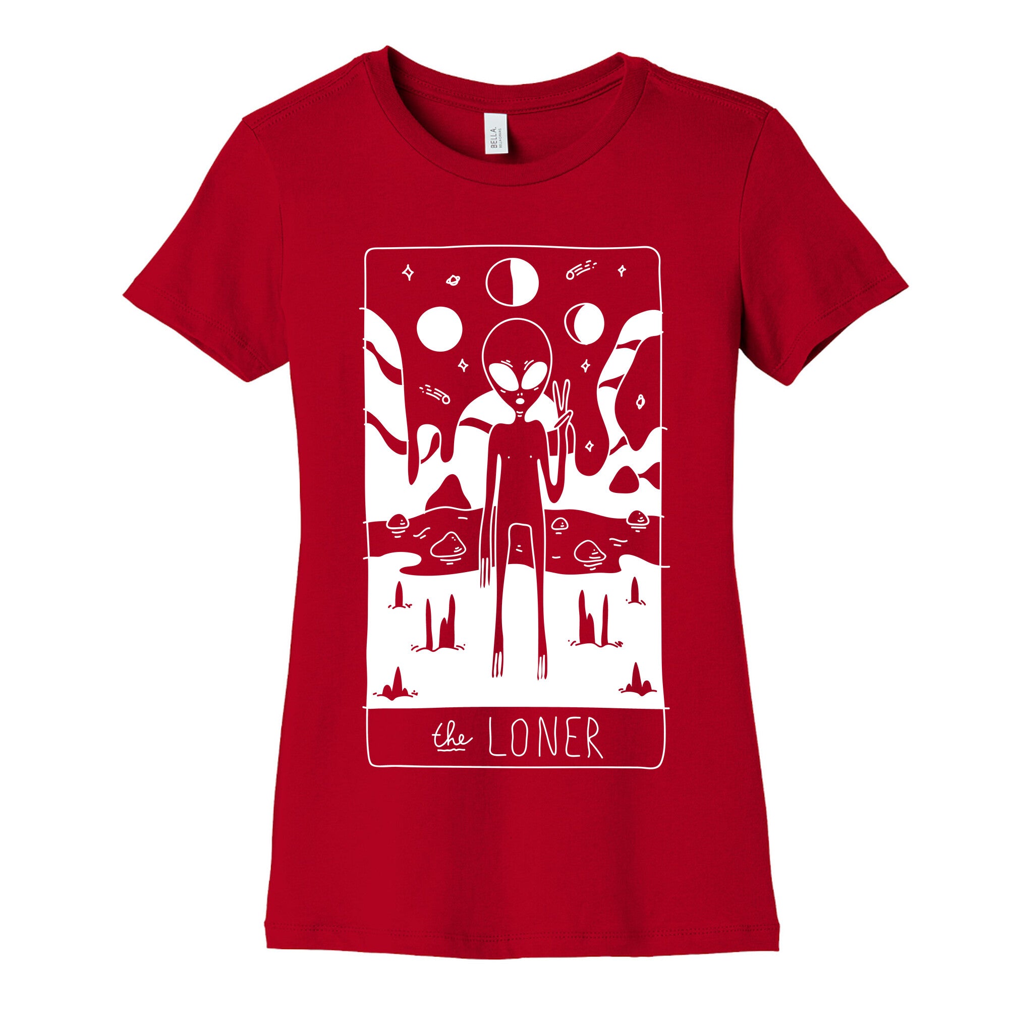 The Loner Tarot Card Women's Cotton Tee