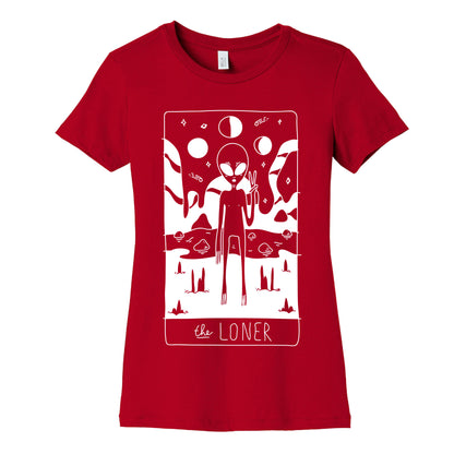 The Loner Tarot Card Women's Cotton Tee