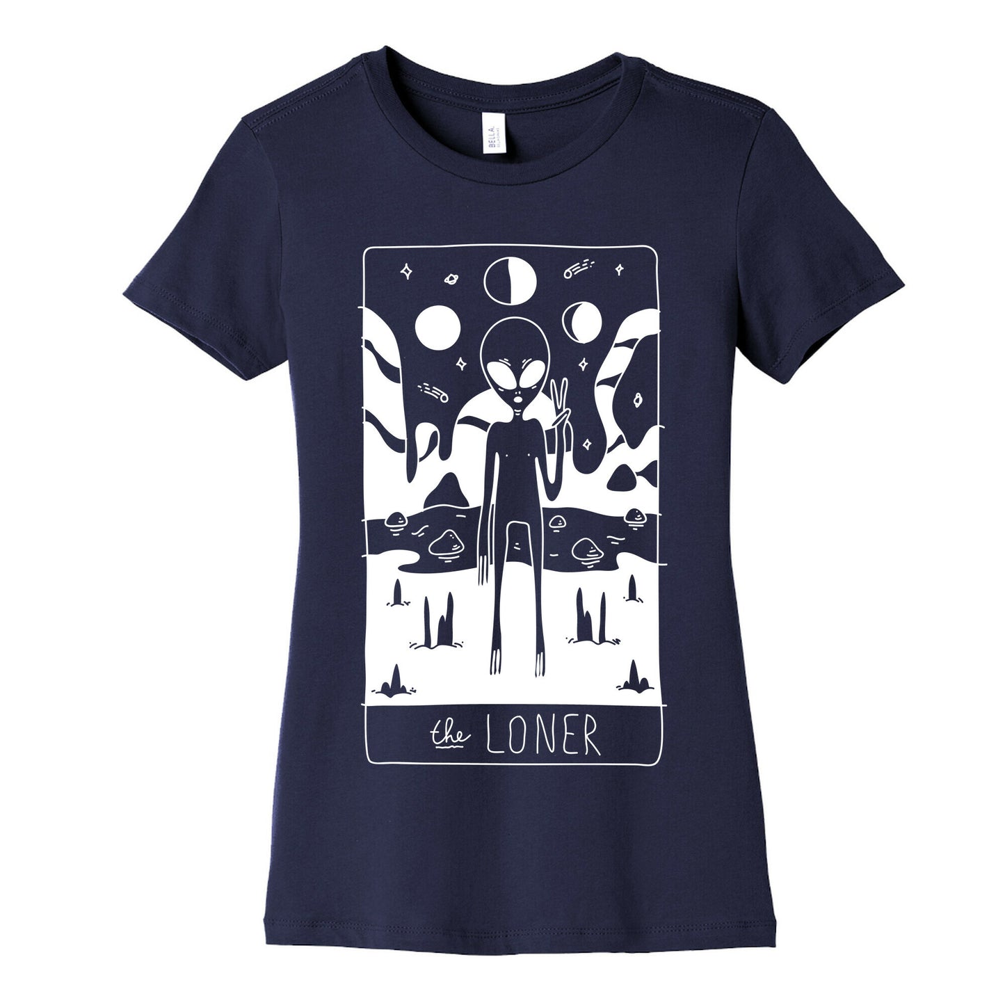 The Loner Tarot Card Women's Cotton Tee