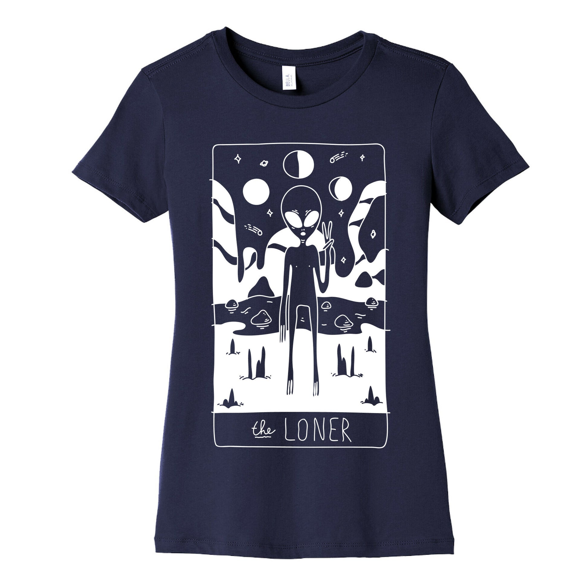 The Loner Tarot Card Women's Cotton Tee