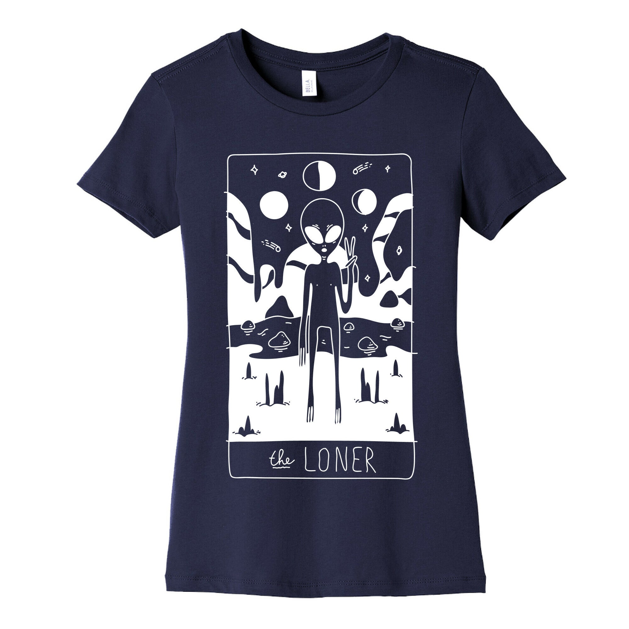 The Loner Tarot Card Women's Cotton Tee