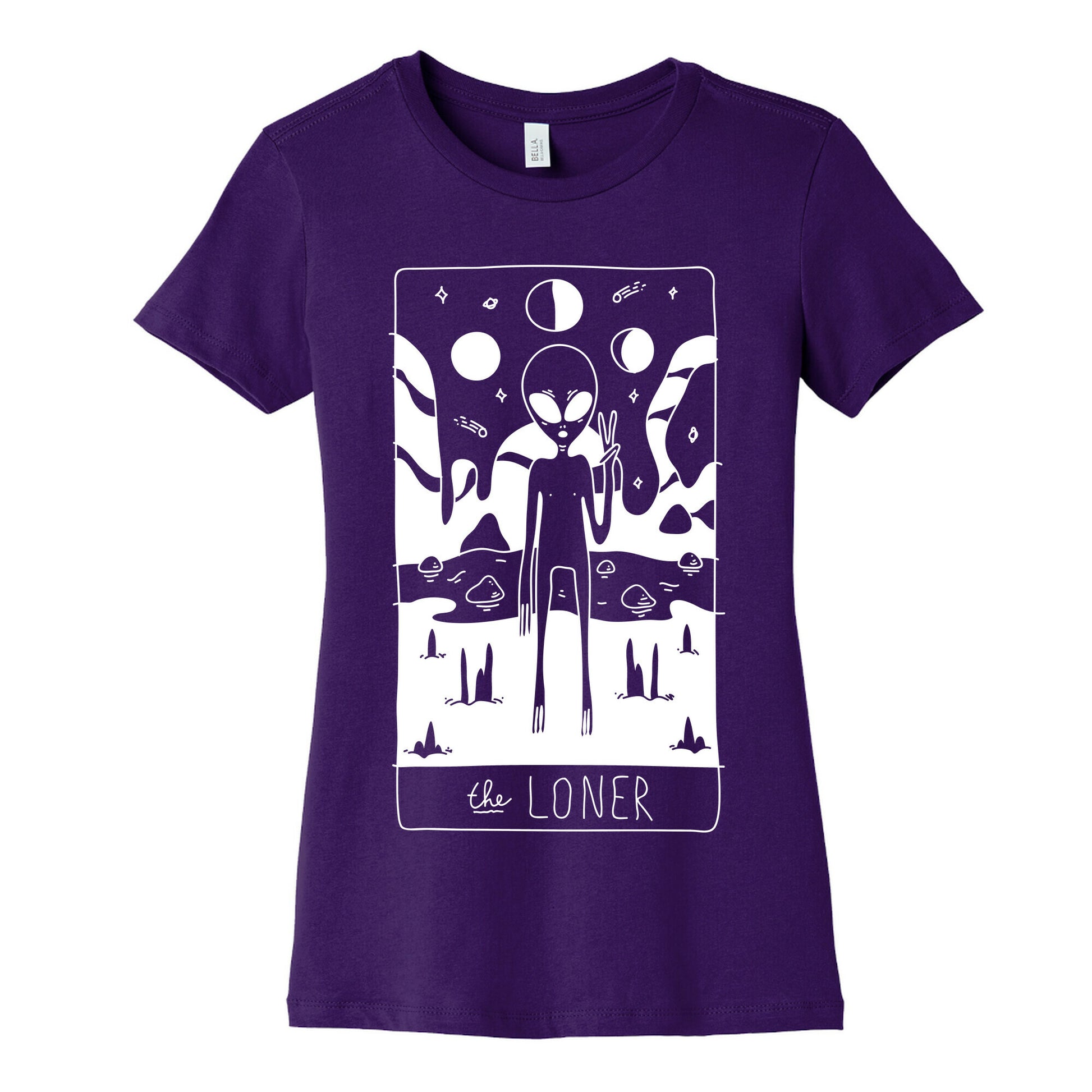 The Loner Tarot Card Women's Cotton Tee