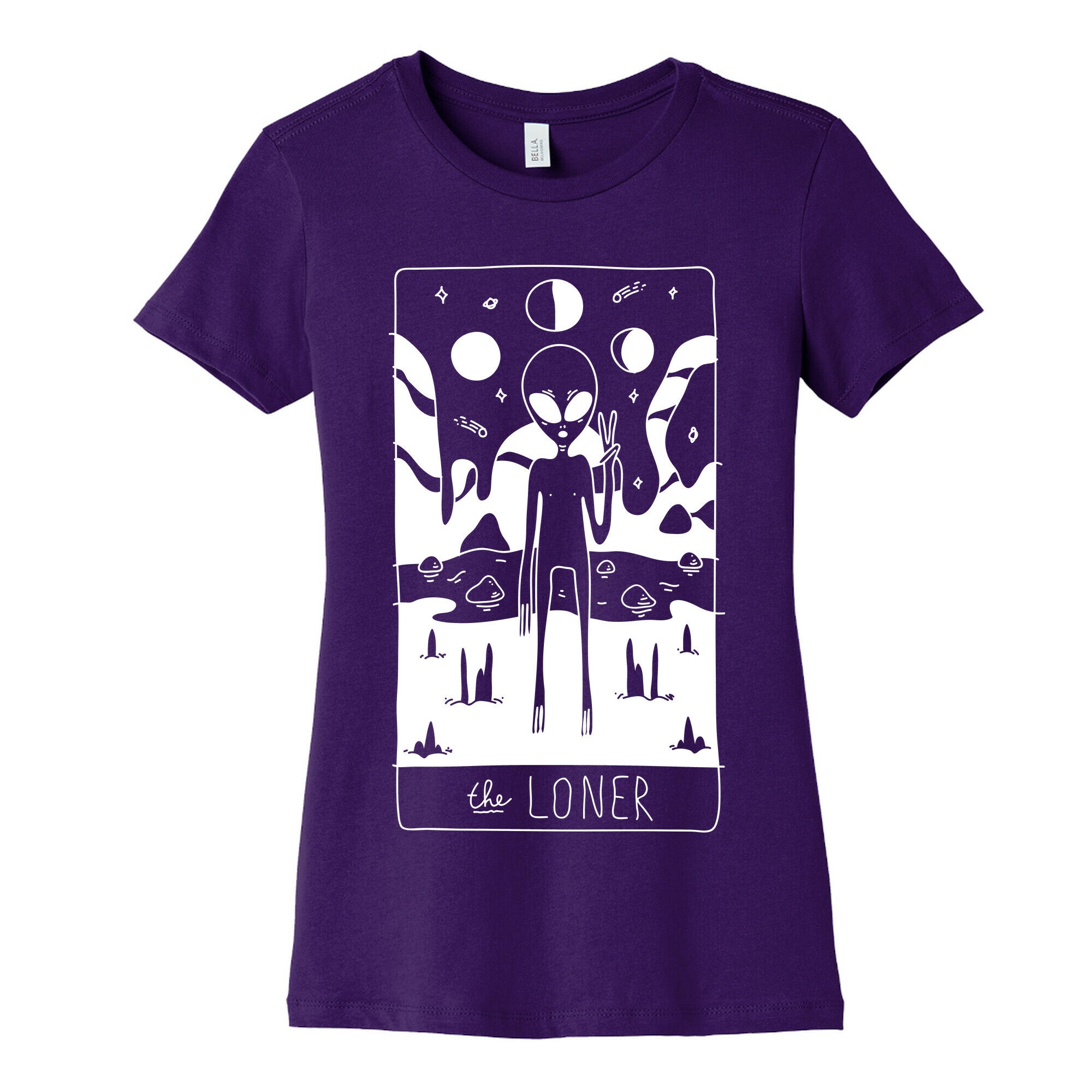 The Loner Tarot Card Women's Cotton Tee