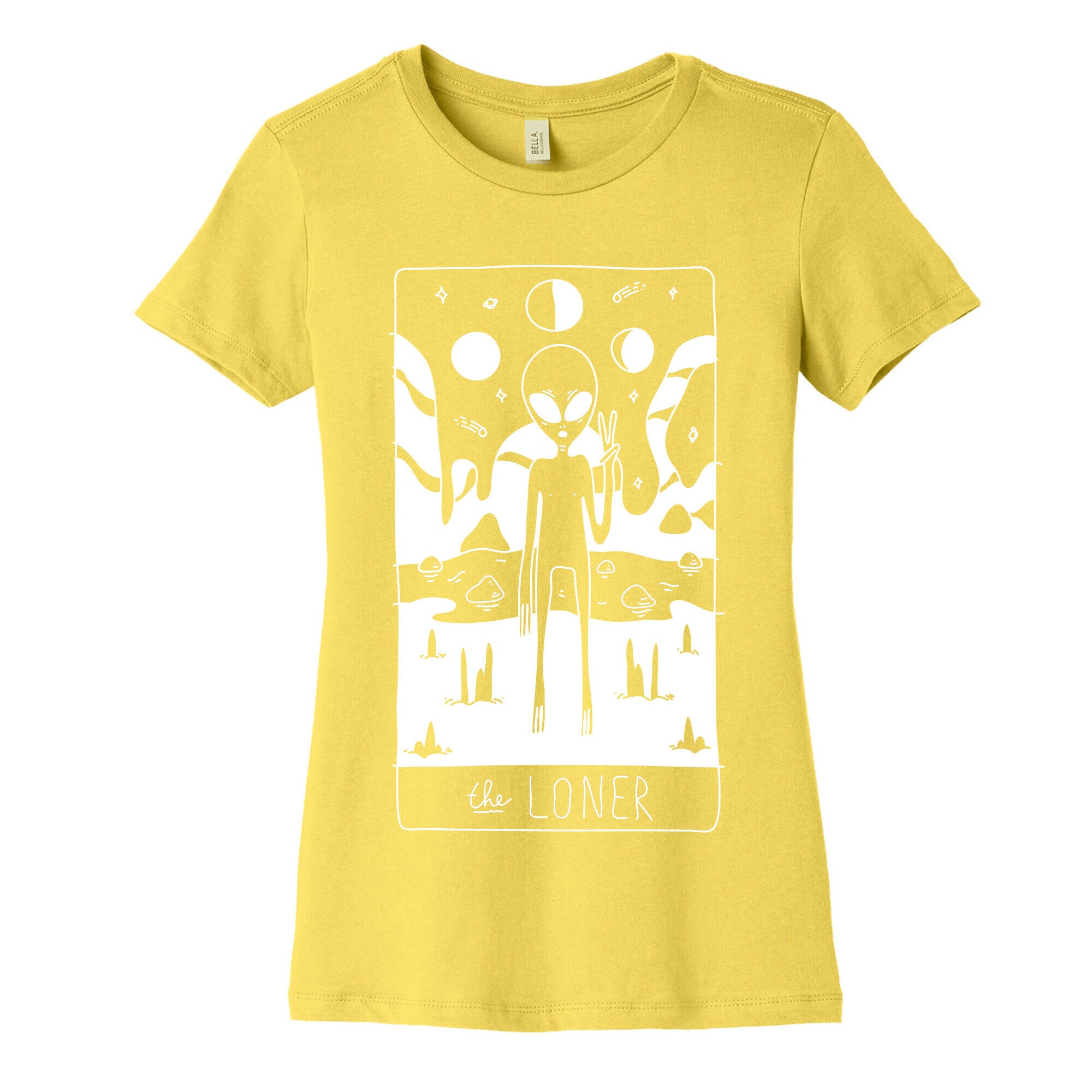 The Loner Tarot Card Women's Cotton Tee