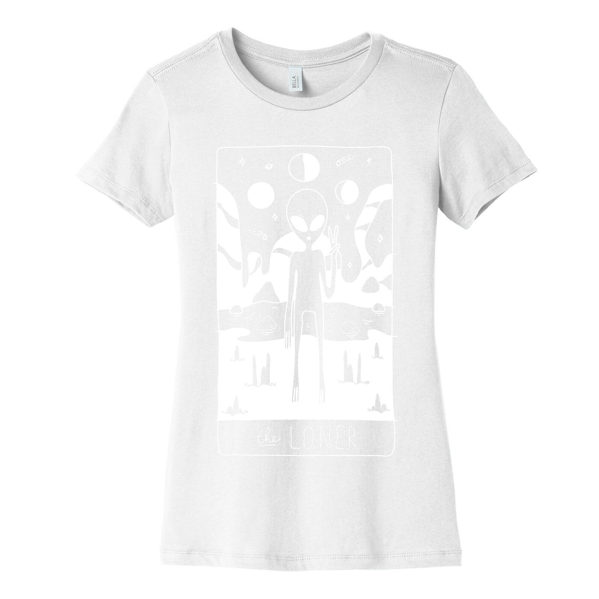 The Loner Tarot Card Women's Cotton Tee