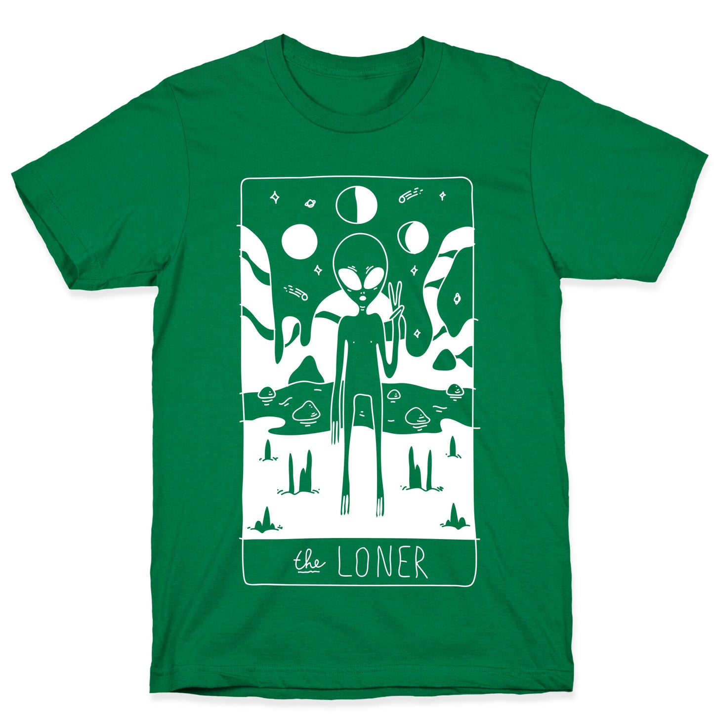 The Loner Tarot Card T-Shirt