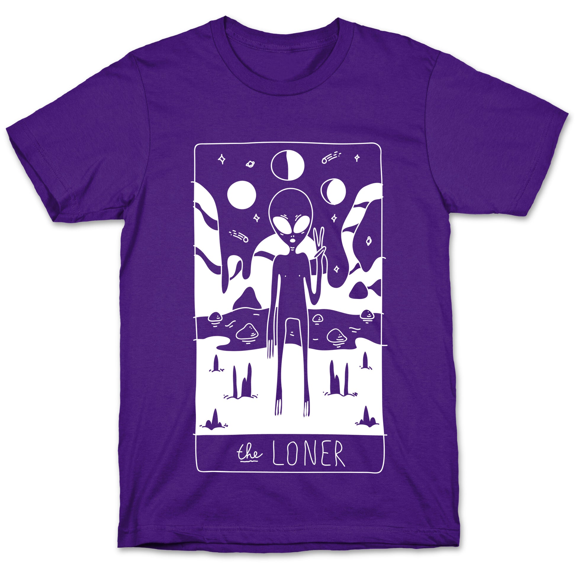 The Loner Tarot Card T-Shirt