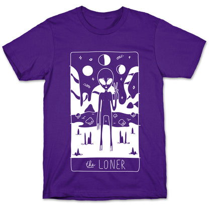 The Loner Tarot Card T-Shirt
