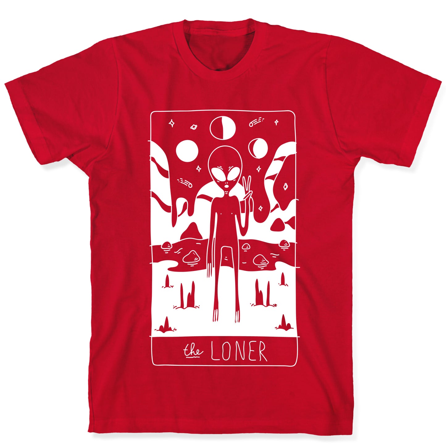 The Loner Tarot Card T-Shirt