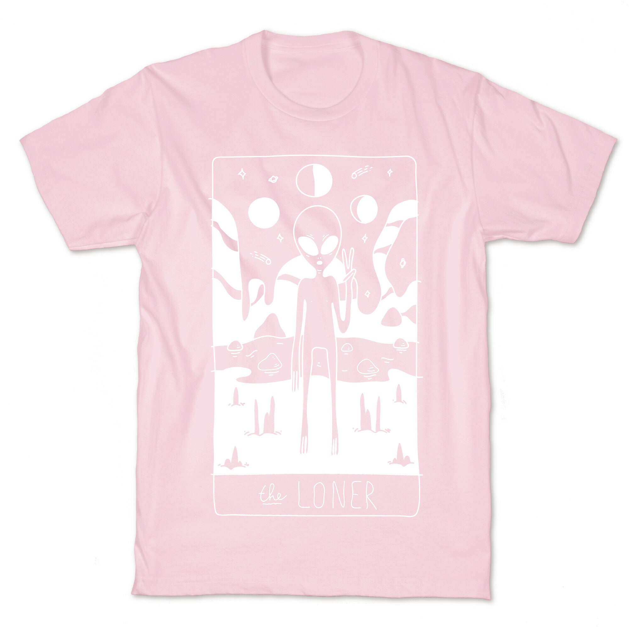 The Loner Tarot Card T-Shirt
