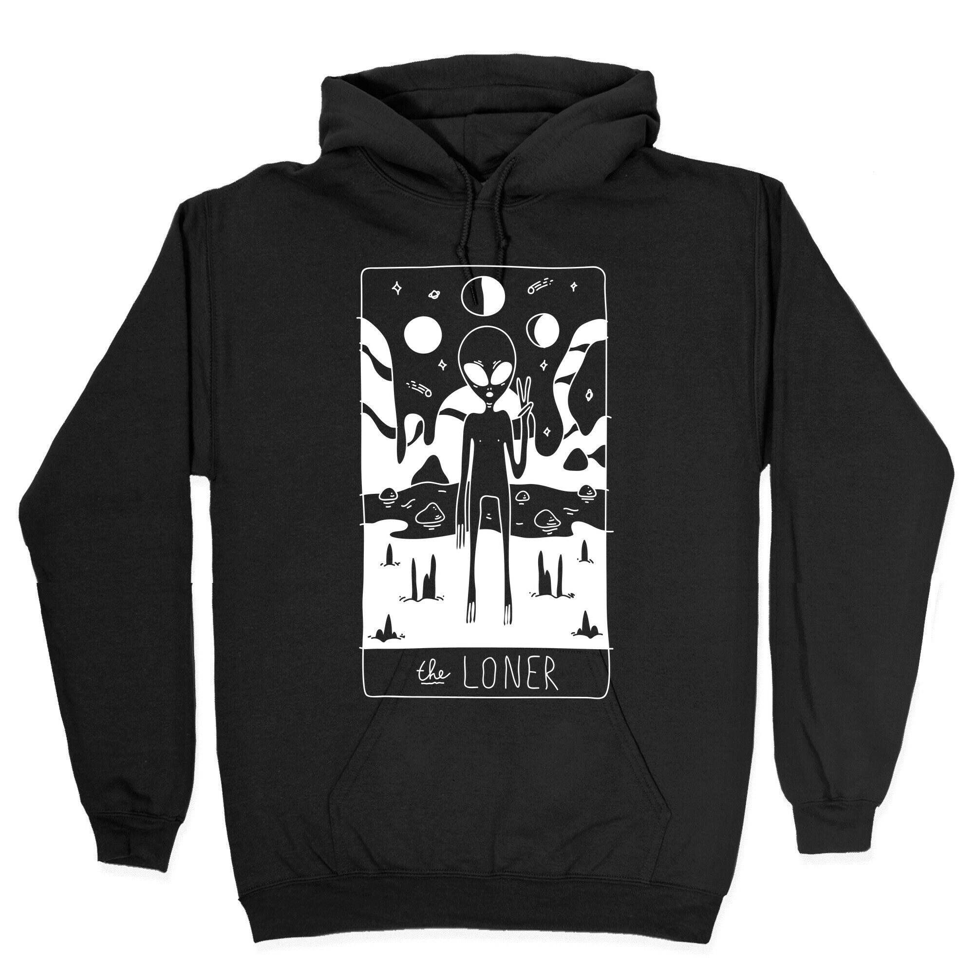 The Loner Tarot Card Hoodie