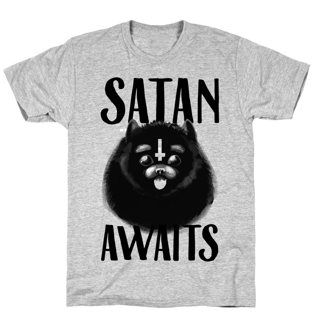 Satan Awaits Pomeranian T-Shirt
